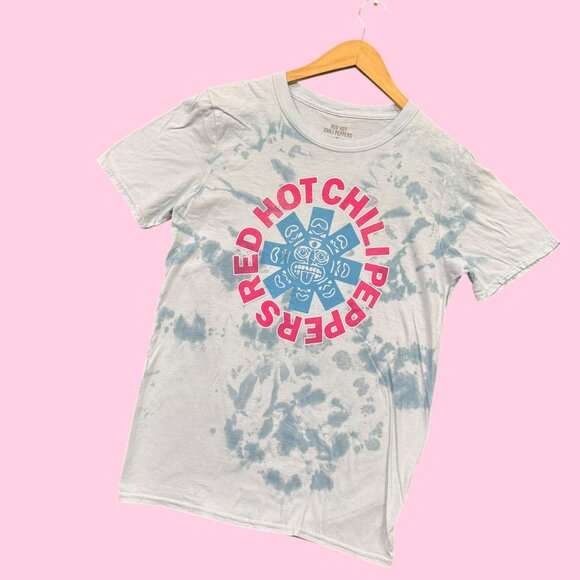 Red Hot Chili Peppers Logo Rock Band Tie-Dye Tee M - Picture 3 of 4